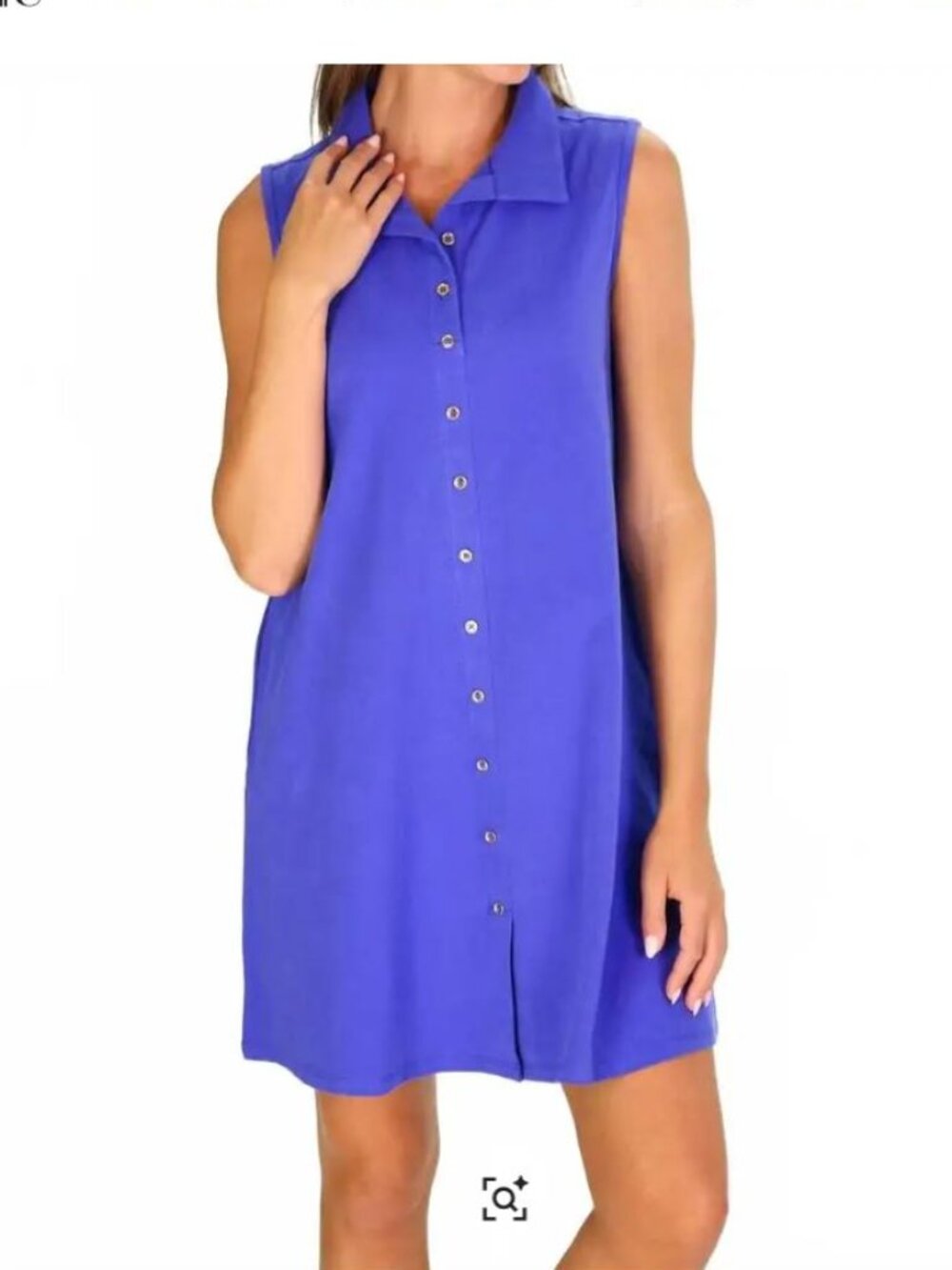 DUFFIELD LANE Sabrina Dress in Dazzling Blue Sz XS NWT
